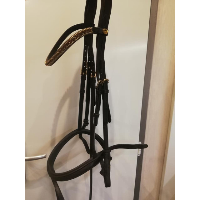 Bridon muserolle combinée Schockemöhle Xtreme + strass Swarovski