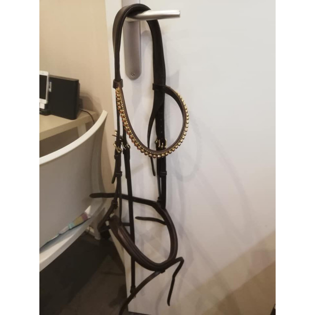 Bridon muserolle combinée Schockemöhle Xtreme + strass Swarovski