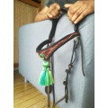 Bridon artisanal havane taille cheval