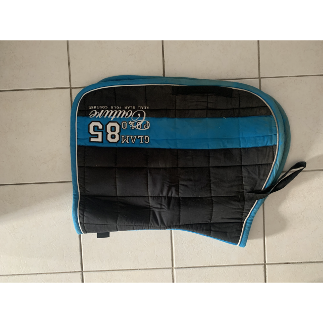 Tapis Glam polo bleu marine