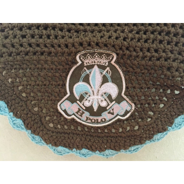 Bonnet HV POLO kaki/turquoise