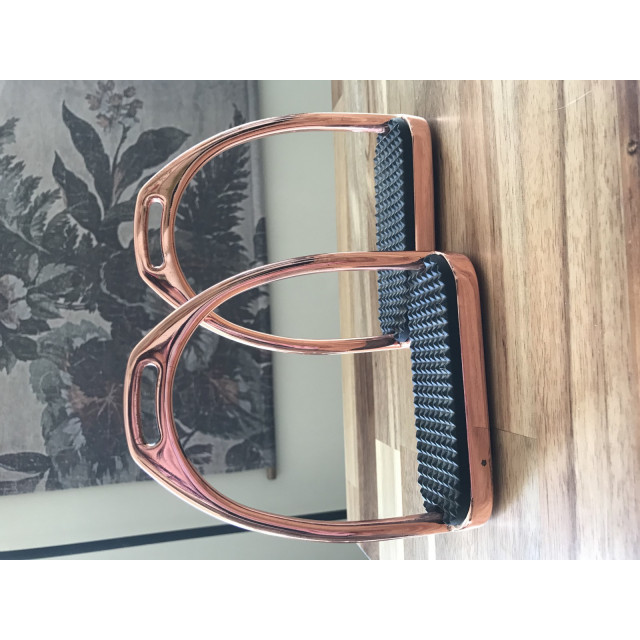 étriers rose gold