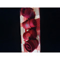 Bandes poney bordeaux