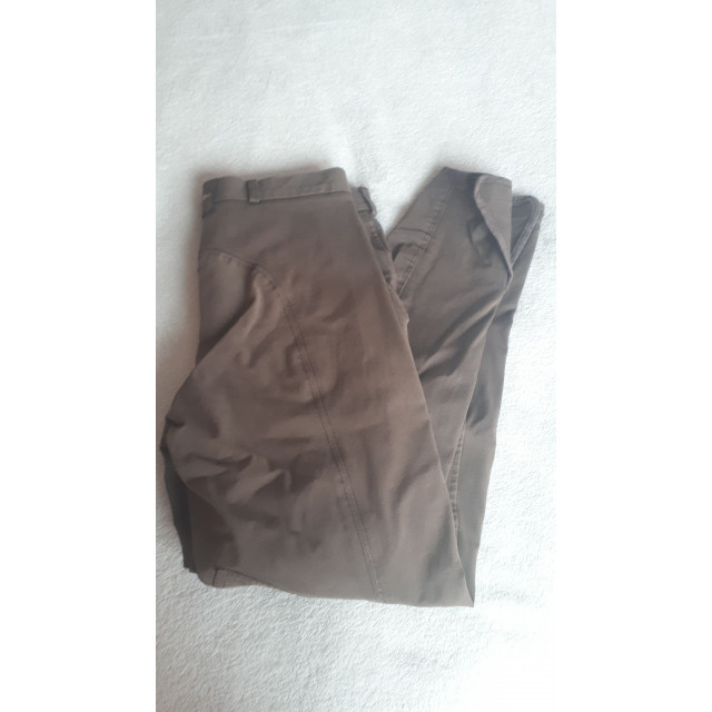 Pantalon equitheme 40 brun