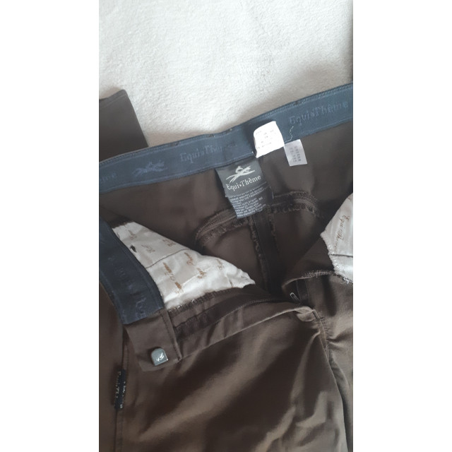 Pantalon equitheme 40 brun
