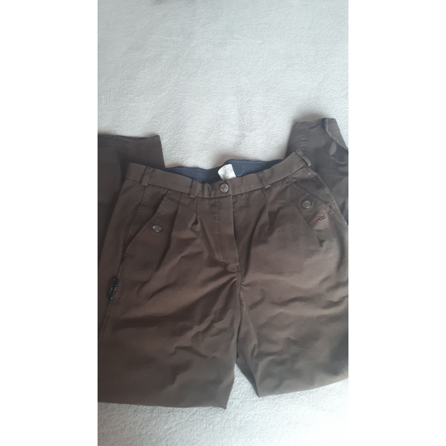 Pantalon equitheme 40 brun