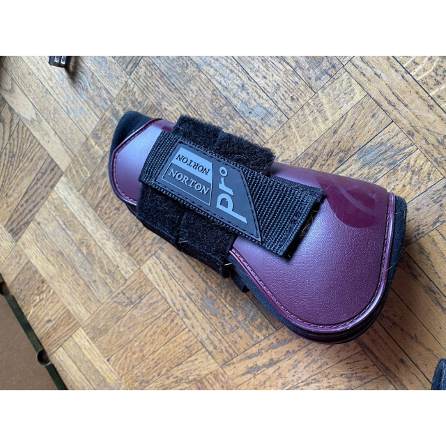 Guêtres Norton bordeaux taille poney