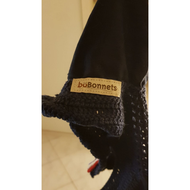 Magnifique bonnet bleu marine