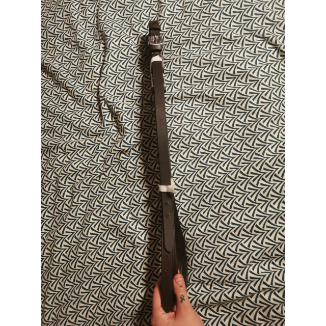 Rênes lisses en cuir noires neuves cheval