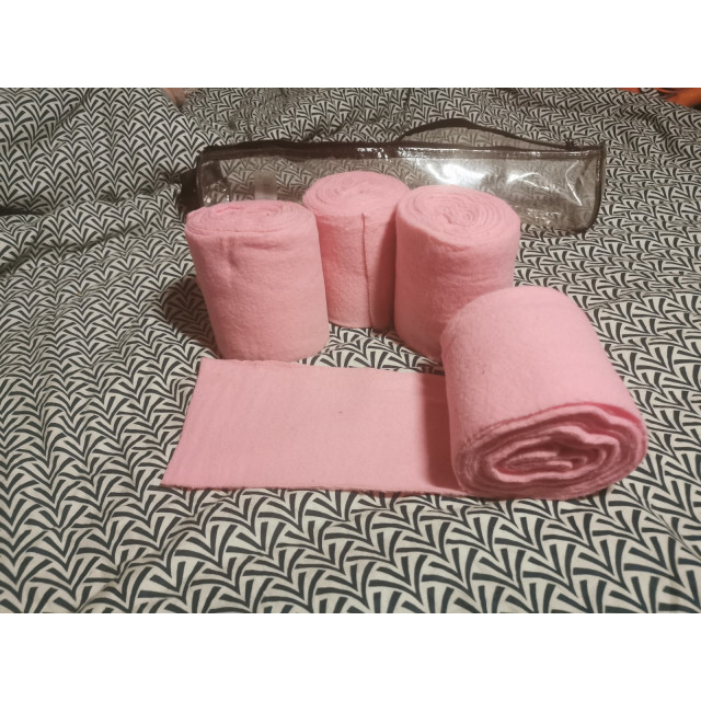 Bandes de polo HKM rose