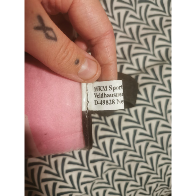 Bandes de polo HKM rose