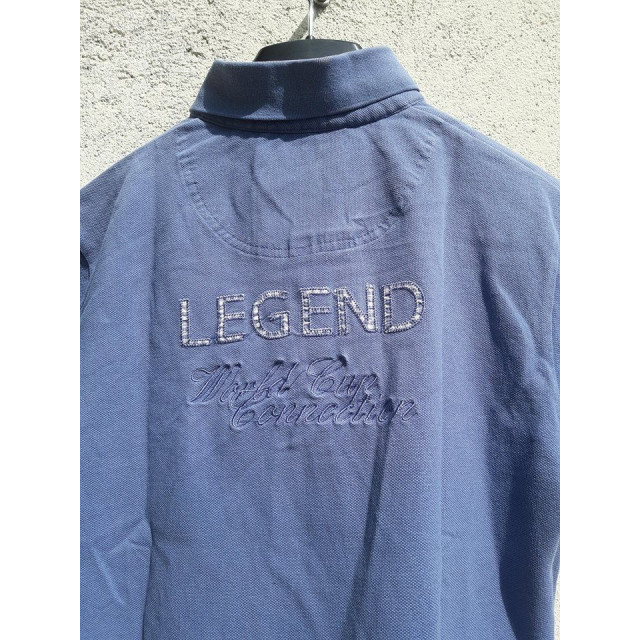 POLO EQUITHEME BLEU TAILLE L