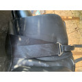 Selle de dressage noire 17