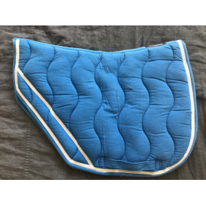 Tapis Équithème Jump Bleu Vif/Liseré Blanc Taille Shetland