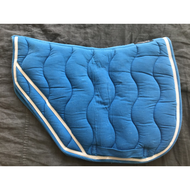 Tapis Équithème Jump Bleu Vif/Liseré Blanc Taille Shetland