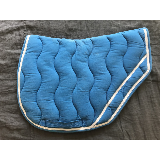 Tapis Équithème Jump Bleu Vif/Liseré Blanc Taille Shetland