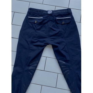 Pantalon d’équitation femme bleu marine