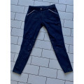 Pantalon d’équitation femme bleu marine