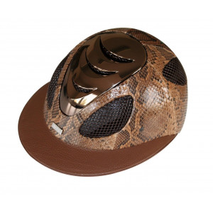 Casque MY8 en python marron taille 57