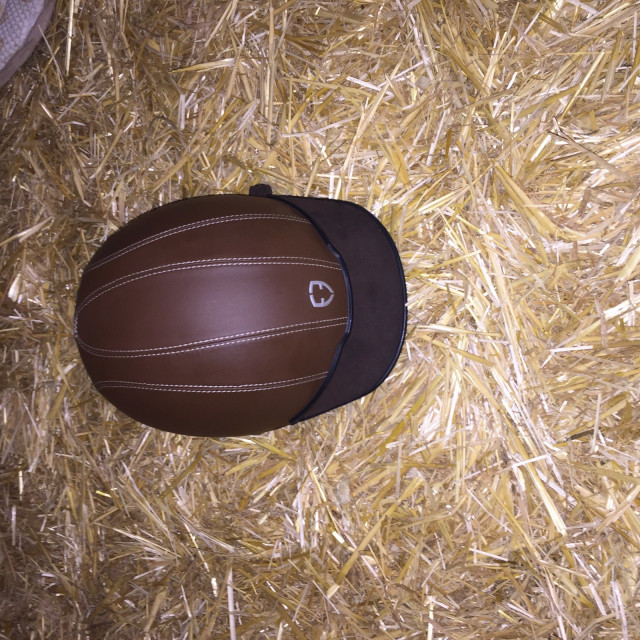 Casque Egide cuir marron