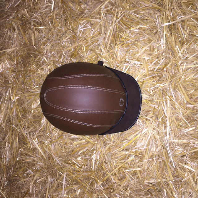 Casque Egide cuir marron