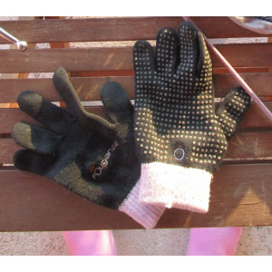 gant en laine avec grip