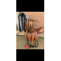 Selle Mixte complète 17,5 Cuir de Veau Marque Henri De Rivel