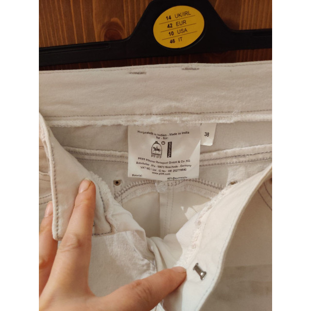 Pantalon blanc de concours