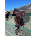 Selle mixte 17 pouces Eric Mondange comme neuve