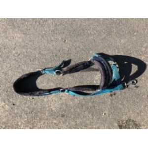 Licol bleu fourreaux marine