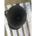 Bombe équitation C400 velours noir  FOUGANZA
