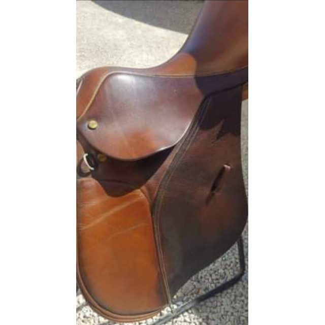 Selle cuir trainer's