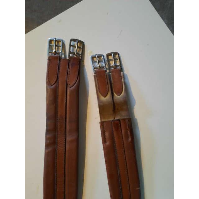 Sangle élastique cheval cuir