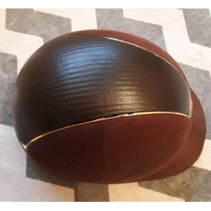 Bombe samshield coque S marron/or