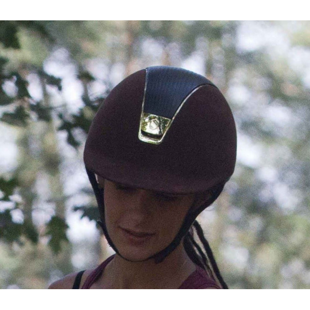 Bombe samshield coque S marron/or