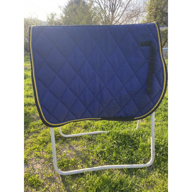 Tapis Busato bleu roi et jaune