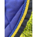Tapis Busato bleu roi et jaune