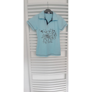 Teeshirt manche courte bleu