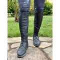 Bottes noires en cuir San Cierro