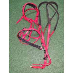 Filet rose fluo poney