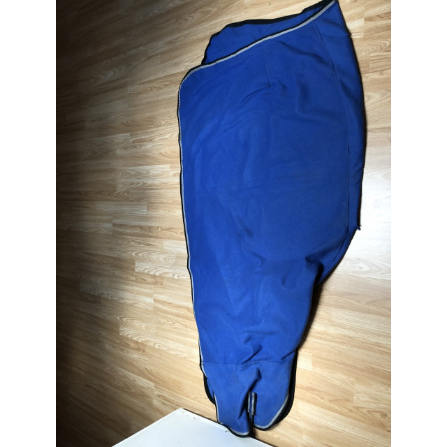 Couverture polaire bleu