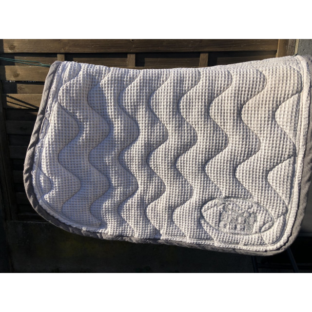Tapis Hervé Godignon Jump'In blanc et gris