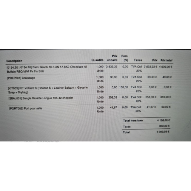 Selle voltaire design