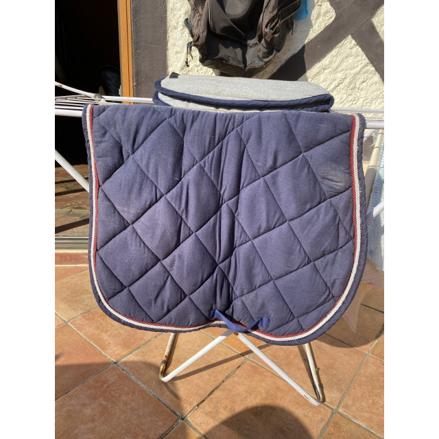 Tapis Privilège Équitation bleu marine