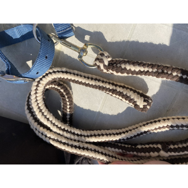 Licol plat bleu marine fouganza