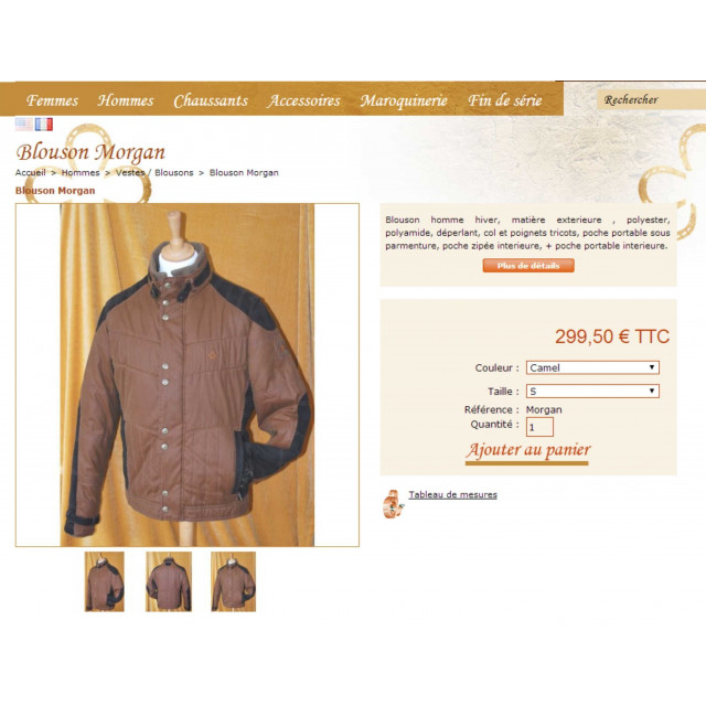 Blouson Morgan Homme