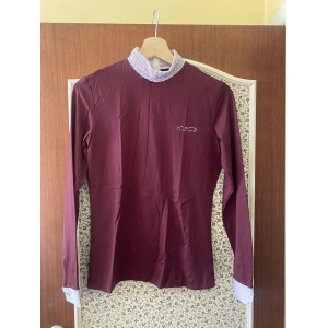 Chemise de concours animo bordeaux taille 42 italien