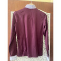 Chemise de concours animo bordeaux taille 42 italien