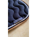 Tapis Paddock bleu marine/beige