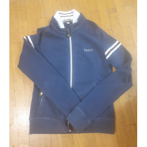 Sweat zippé Bleu marine Equitheme taille S